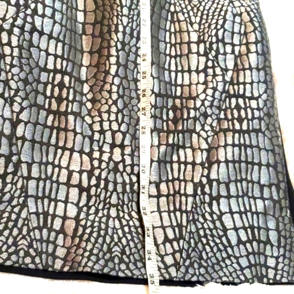 Diane Von Furstenberg Silver Petra Alligator Dress 4 - Picture 13 of 13